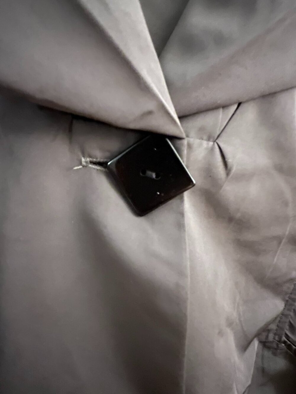 Storm Gray Spring Raincoat - Picture 2 of 4